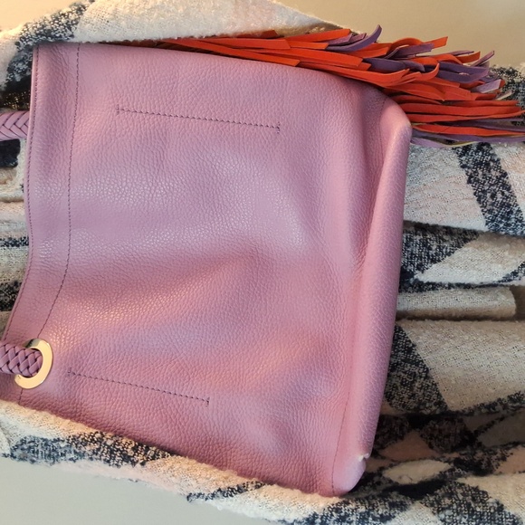 ETRO LEATHER BAG WITH SUEDE FRINGE COMES WITH COA FULL INCLUSION - Picture 7 of 16